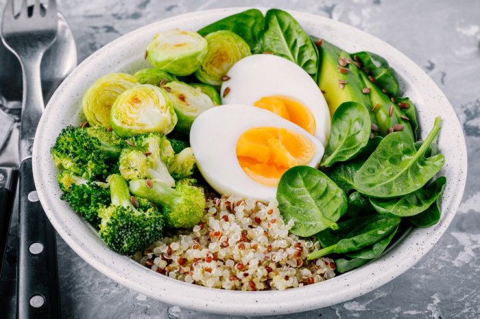 Vegetarian healthy diet nhs eat well food plate meal veggie good meat eggs guide green credit lunch